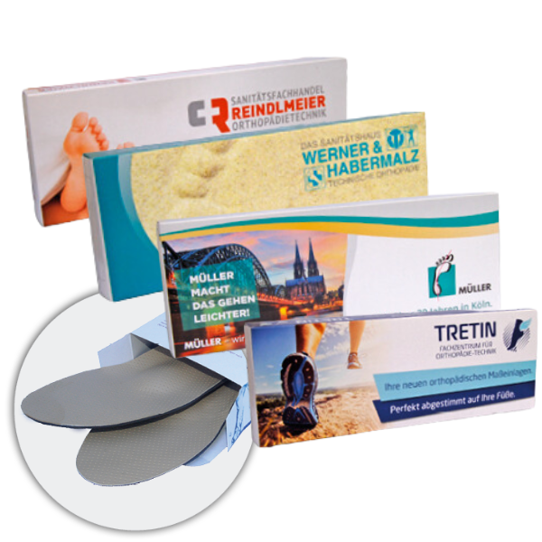 Einlagenboxen mit Musterdesign