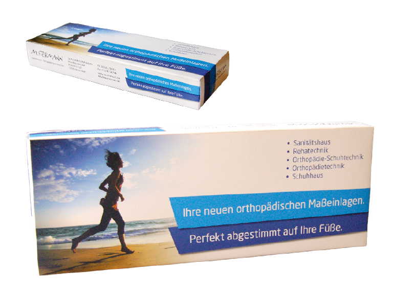 Einlagenbox für Orthopädische Maßeinlagen