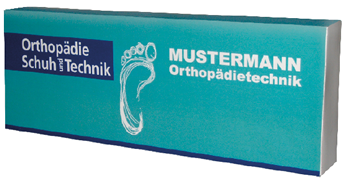 Ein Einlagenbox für orthopädische Maßeinlagen