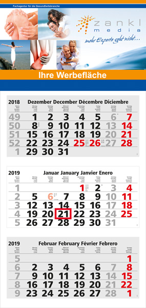 3-Monatskalender