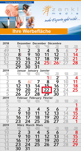 4 Monatskalender