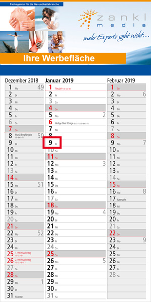 3 Monatskalender Spexter 3M