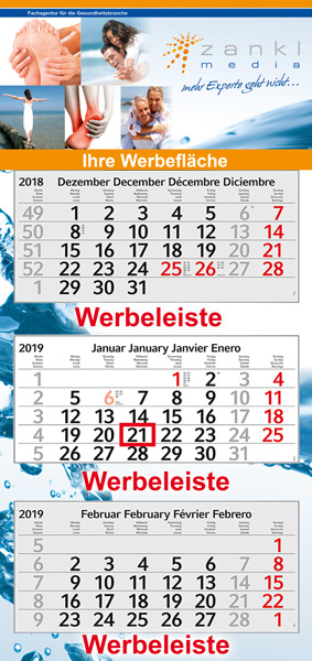 3 Monatskalender Fullsize Druck