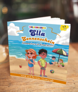 Kindermalheft Ella Sonnenschein - Sonnenschutz ist kinderleicht